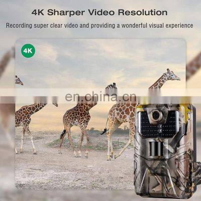 2021 New 4K 30MP Hunting Camera 4G APP Control Live Streaming Video Wireless Infrared Wildlife Trail Camera HC-900PRO photo-2