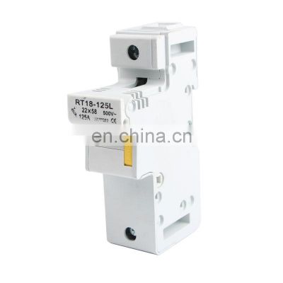 Rated  current 125A size 22X58MM Rated Voltage:690VAC STI Type Fuse Holder For industrial short-circuit protection