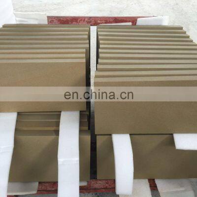 Factory garden wall stone cladding siding panels exterior decorative slabs beige sandstone sandblast