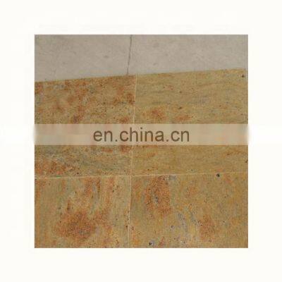 Indian Kashmir gold granite flooring tiles 24x24 inch