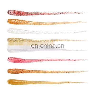 JOHNCOO 50pcs/box Soft Worm Rock Fish Lure Ocean Rock Lure Soft Fish Wobblers Carp Pesca Peche Soft Bait Jig Lure photo-2