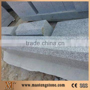 G603 Light Grey Granite Polished Sides With Bevel Finish Paving Stone