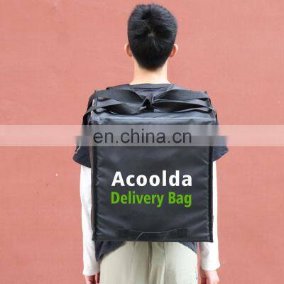 Custom Motorcycle Food Delivery Bag Waterproof  Thermal Food Delivery Bag