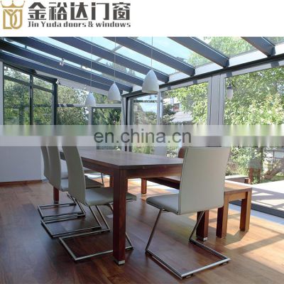 Custom european-style aluminum alloy sun room garden sun room professional designers to design the door installation services