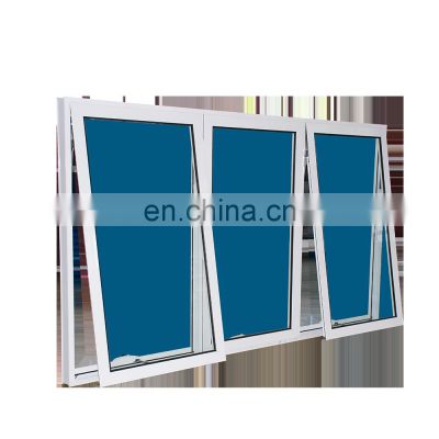 Florida most popular hurricane impact design waterproof aluminum awning glass window with high quality