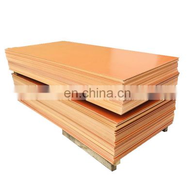 Orange Phenolic Impregnated Paper Laminate Bakelite 3021 Insulation Machined Sheet