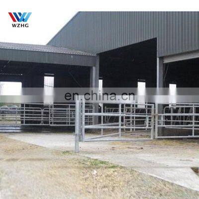 low cost prefabricated steel structure house Dairy poultry farm goat barns shed design