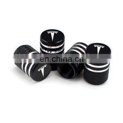 Aluminium Valve Stem Caps for Tesla Model 3 S X Y Tire Decorative Valve Caps for Tesla Accessories 4PCS/SET photo-2