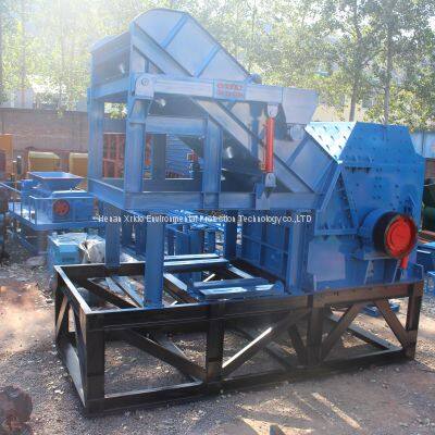 Scrap iron sheet crusher stainless steel can crusher scrap car hammer mill crusher machine