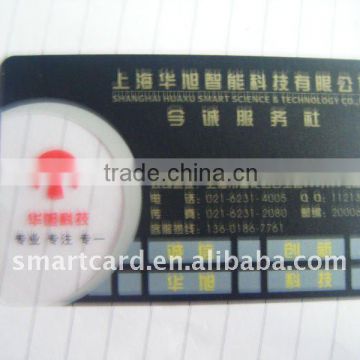 special effect PVC translucent matte card