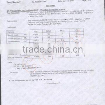 Reflective PVC sheet EN71