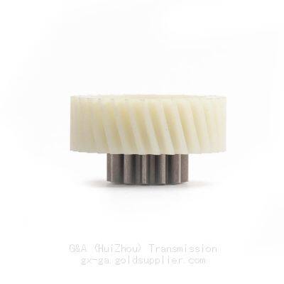 Plastic-metal Dual Mesh Double-layer Gear