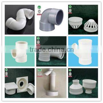 New Materials 2 inch pvc pipes and fittings for hot water supply