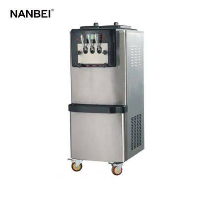 Commercial vertical soft ice cream making machine