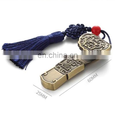 Ekinge Chinese style wishful metal USB flash drive high speed 32gb 64gb pendrive U disk with custom design