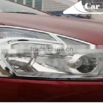 Chrome Head Lamp Cover for Nissan Qashqai 2008 photo-3