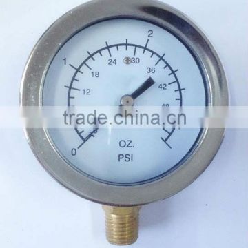 YE63B 63mm gas mbar pressure manometer