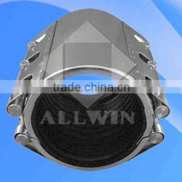 flexible type all stainless steel pipe repair clamp