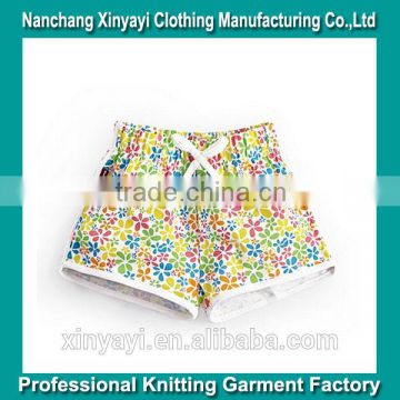 OEM Bulk Wholesale Kids Clothing / Girls Shorts pants made in China