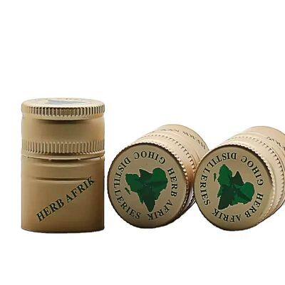 Customized 28mm ROPP Aluminum Bottle Cap - Non-Fillable, Suitable for Glass Bottles photo-4