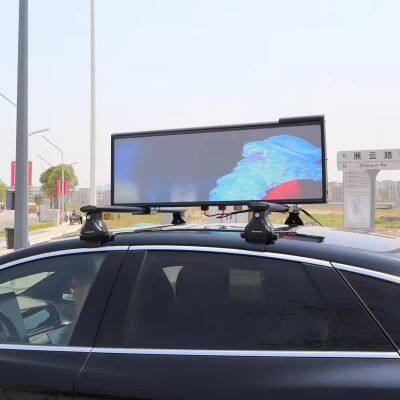 P5 Wifi 4G Taxi Roof Top LED Display Screen Factory Wholesale Car Roof Top LED Displayer Top LED Display