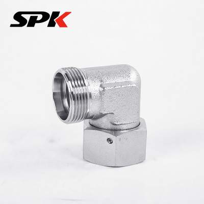 Hydraulic Fitting, H-Type Ferrule Transition Fitting, Male & Female Thread 90° Elbow (Model: 2D9), Stainless Steel photo-5