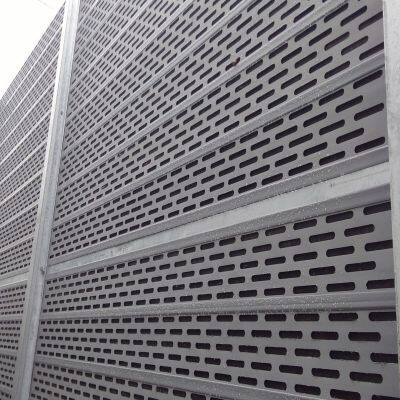 Top Cambered Acrylic and PVC Acoustic Insulation Panels Arc-Shape Construction Noise Reduction Fencing for Pump Stations photo-6