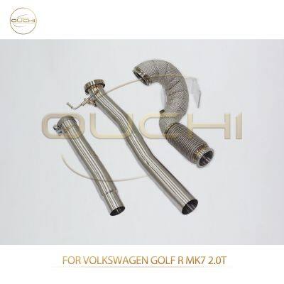 Stainless Steel Exhaust System Downpipe for Volkswagen Golf GTI MK6/Golf GTI MK7/7.5R TIG Manual Welding High-performance Automotive Exhaust Parts photo-4