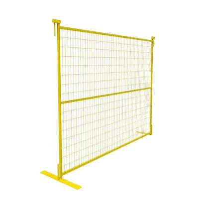 Canada Temporary Security Fence Style Portable Powder Coated Construction Site Fencing photo-3