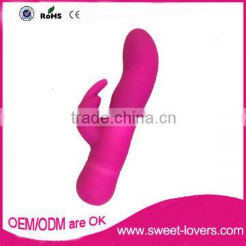 Hot Selling G Spot Vibrator Multi-colors Waterproof Two Powerful Quiet Motors Rabbit Vibrator for Women on Sale photo-4