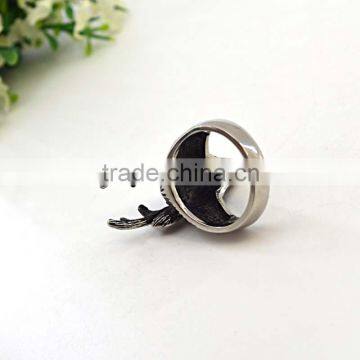 Fashion Jewelry Rings for Woman and Men Animal Shape Biker Men's Ring photo-4