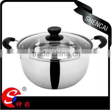 2pcs stainless steel korea ceramic cookware kitchenware set