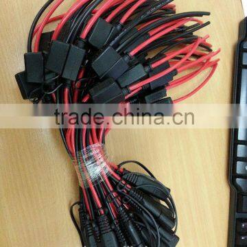 14AWG Twins of Cable With SAE Plug , Molding 40A Fuse Holder & Cover and 8.5mm Ring Terminal photo-4