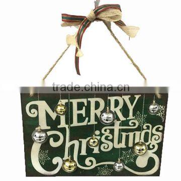 2016 fashion iron merry christmas wall plaque decoration