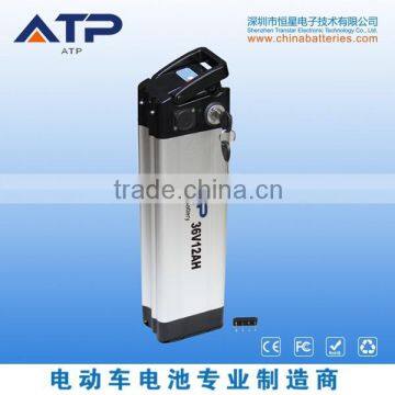 Promotional 36V 12Ah battery for electric bicycle / hot selling 36V 12Ah li-ion e-bike battery pack / 36v ebike battery