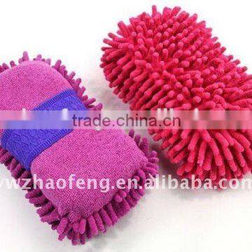 Ultra-soft anti-scratch, chenille corals, car wash sponge