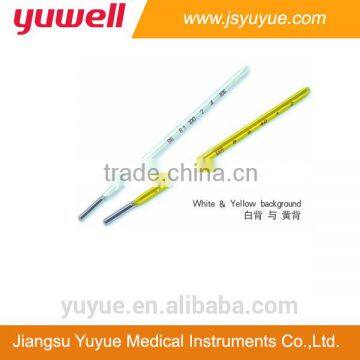 Clinical Thermometers for Oral Use White or Yellow Back