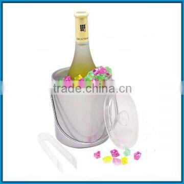 Popular Plastic Ice Bucket With Handle and Nip