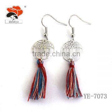 Mystic Copper Earrings Top Sale Long Tassel Simple Silver Earring Jewelry