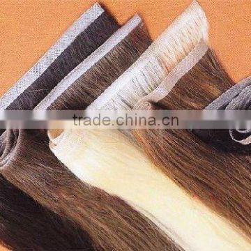 18'' Remy Brazilian Human Hair PU Skin Weft