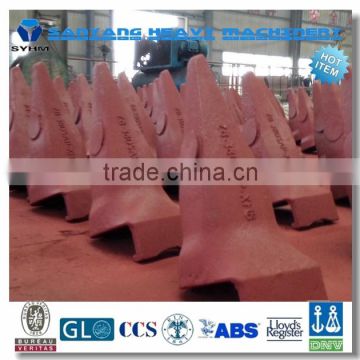 Excavator buckets teeth and adapter