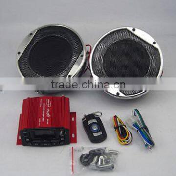 TIF card USB moto radio alarm with 3.5inch speaker