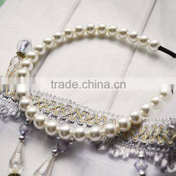 Simulation of pearl jewelry hair band,Hair Clasp