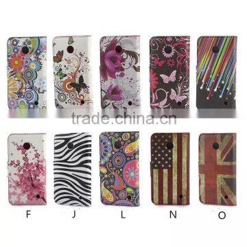 Hot selling Wallet Flora printed leather cases phone For Moto G