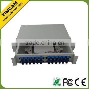 slideable 24 Cores patch panel cabinet