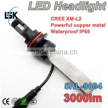 New Arrivals 3000LM Plug And Play Car LED HeadLight H4 H7 H11 9005 9006 H1 H3 H13 9004 9007