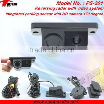 car parking sensor system with sensor camera together, 2 in 1