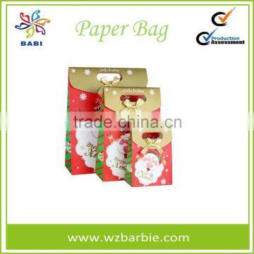 Customized Recyclable Christmas Gift Paper Bag With Logo Printed photo-3