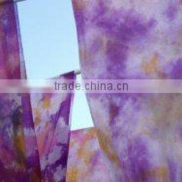 Purple and Gold Color Cashmere Shawl