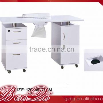 White durable nail salon used manicure table,professional manicure pedicure chairs set equipment